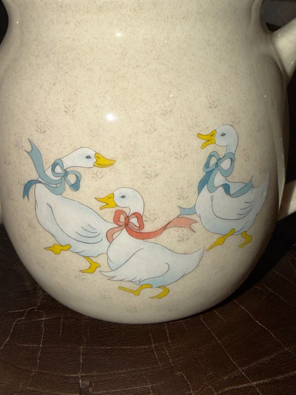 1988 Vintage Geese Tea Or Coffee Pot - Picture 2 of 8